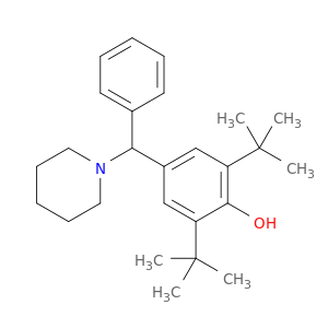 Phenol, 2,6-bis(1,1-dimethylethyl)-4-(phenyl-1-piperidinylmethyl)-
