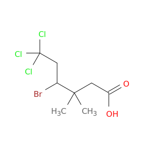 4-Bromo-6,6,6-三氯-3,3-二甲基己酸