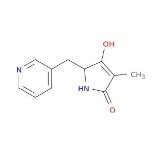 2H-Pyrrol-2-one, 1,5-dihydro-4-hydroxy-3-methyl-5-(3-pyridinylmethyl)-