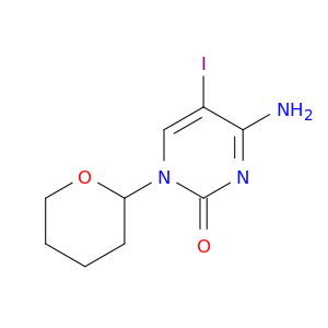 4-amino-5-iodo-1-(tetrahydro-2h-pyran-2-yl)pyrimidin-2(1h)-one
