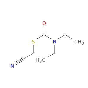 Carbamothioic acid, diethyl-, S-(cyanomethyl) ester