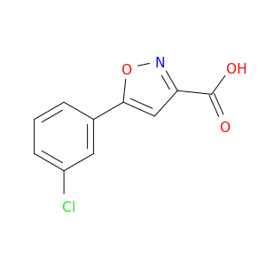 5-(3-氯苯基)异恶唑-3-羧酸