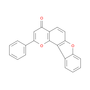 4H-Benzofuro[2,3-h]-1-benzopyran-4-one, 2-phenyl-