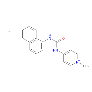 Pyridinium, 1-methyl-4-[[(1-naphthalenylamino)carbonyl]amino]-, iodide