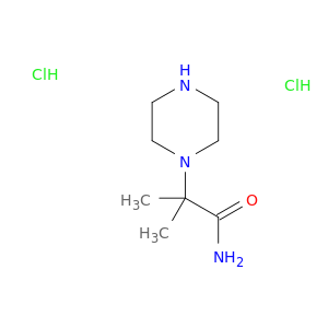 2-Methyl-2-(piperazin-1-yl)propanamide dihydrochloride