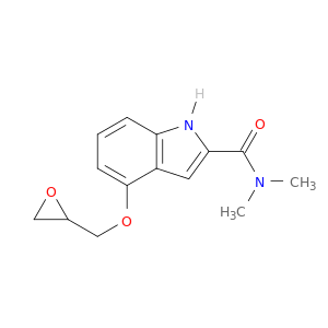 1H-Indole-2-carboxamide, N,N-dimethyl-4-(oxiranylmethoxy)-