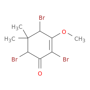 2-Cyclohexen-1-one, 2,4,6-tribromo-3-methoxy-5,5-dimethyl-