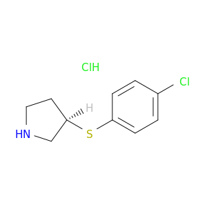 (R)-3-(4-氯-苯基硫基)-吡咯烷盐酸盐