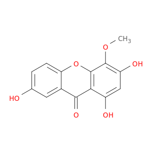 9H-Xanthen-9-one, 1,3,7-trihydroxy-4-methoxy-