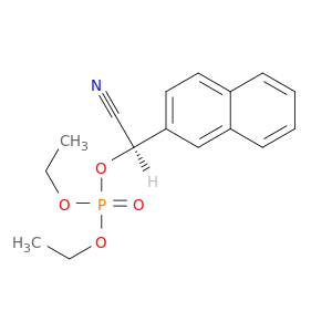 Phosphoric acid, (R)-cyano-2-naphthalenylmethyl diethyl ester