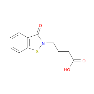 1,2-Benzisothiazole-2(3H)-butanoic acid, 3-oxo-