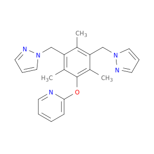 Pyridine, 2-[2,4,6-trimethyl-3,5-bis(1H-pyrazol-1-ylmethyl)phenoxy]-