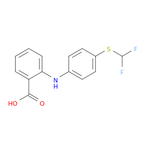 2-((4-((Difluoromethyl)thio)phenyl)amino)benzoic acid