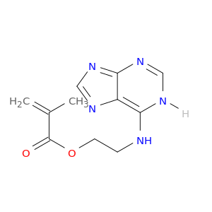 2-Propenoic acid, 2-methyl-, 2-(1H-purin-6-ylamino)ethyl ester