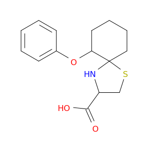 1-Thia-4-azaspiro[4.5]decane-3-carboxylic acid, 6-phenoxy-