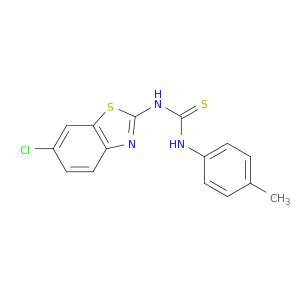 Thiourea, N-(6-chloro-2-benzothiazolyl)-N'-(4-methylphenyl)-