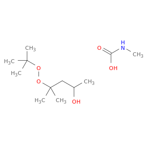 2-Pentanol, 4-[(1,1-dimethylethyl)dioxy]-4-methyl-, methylcarbamate