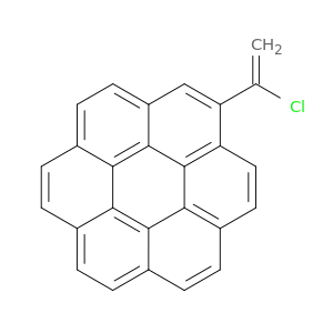 Coronene, (1-chloroethenyl)-