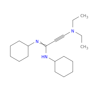 2-Propynimidamide, N,N'-dicyclohexyl-3-(diethylamino)-