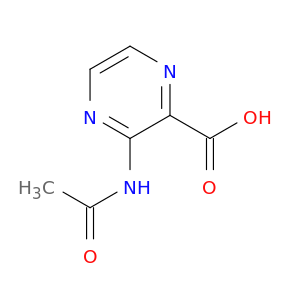 2-Pyrazinecarboxylicacid, 3-(acetylamino)-