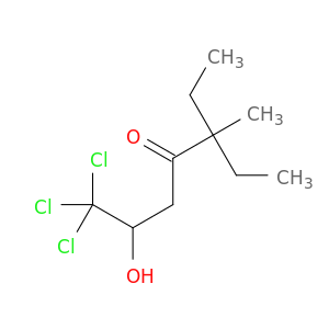 4-Heptanone, 1,1,1-trichloro-5-ethyl-2-hydroxy-5-methyl-