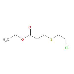 ethyl 3-[(2-chloroethyl)sulfanyl]propanoate