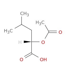 Pentanoic acid, 2-(acetyloxy)-4-methyl-, (2S)-