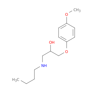 2-Propanol, 1-(butylamino)-3-(4-methoxyphenoxy)-