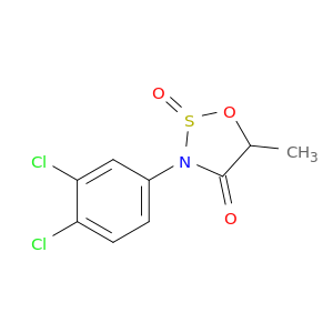 1,2,3-Oxathiazolidin-4-one, 3-(3,4-dichlorophenyl)-5-methyl-, 2-oxide