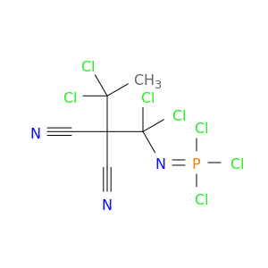 Phosphorimidic trichloride, (1,1,3,3-tetrachloro-2,2-dicyanobutyl)-