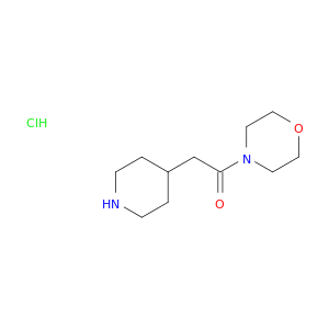 1-(Morpholin-4-yl)-2-(piperidin-4-yl)ethan-1-one Hydrochloride