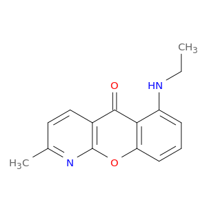 5H-[1]Benzopyrano[2,3-b]pyridin-5-one, 6-(ethylamino)-2-methyl-