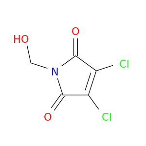 1H-Pyrrole-2,5-dione, 3,4-dichloro-1-(hydroxymethyl)-