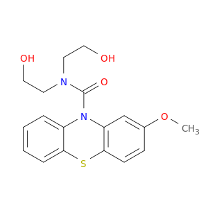 N,N-BIS(2-HYDROXYETHYL)-2-METHOXY-PHENOTHIAZINE-10-CARBOXAMIDE