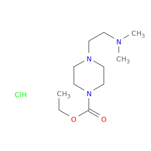 1-Piperazinecarboxylicacid, 4-[2-(dimethylamino)ethyl]-, ethyl ester, hydrochloride (1:1)