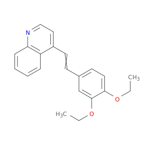 Quinoline,4-[2-(3,4-diethoxyphenyl)ethenyl]-