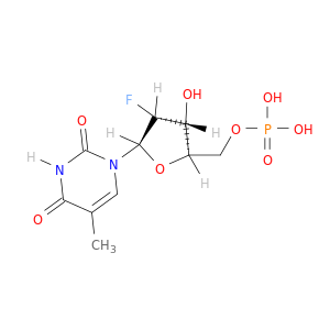 5'-Uridylic acid, 2'-deoxy-2'-fluoro-5-methyl-