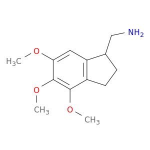 1H-Indene-1-methanamine, 2,3-dihydro-4,5,6-trimethoxy-