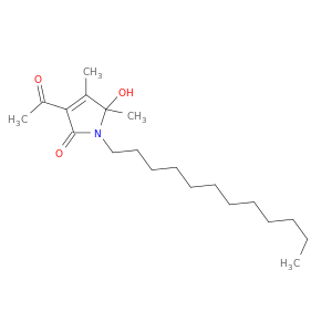 2H-Pyrrol-2-one, 3-acetyl-1-dodecyl-1,5-dihydro-5-hydroxy-4,5-dimethyl-