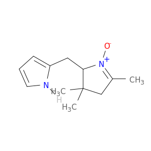 1H-Pyrrole,2-[(3,4-dihydro-3,3,5-trimethyl-1-oxido-2H-pyrrol-2-yl)methyl]-