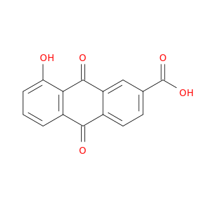 2-Anthracenecarboxylic acid, 9,10-dihydro-8-hydroxy-9,10-dioxo-