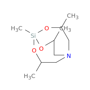 2,8,9-Trioxa-5-aza-1-silabicyclo(3.3.3)undecane, 1,3,7,10-tetramethyl-