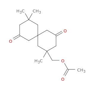 Spiro[5.5]undecane-2,8-dione, 4-[(acetyloxy)methyl]-4,10,10-trimethyl-