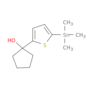 Cyclopentanol, 1-[5-(trimethylstannyl)-2-thienyl]-