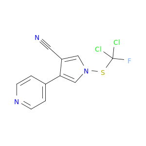 1H-Pyrrole-3-carbonitrile, 1-[(dichlorofluoromethyl)thio]-4-(4-pyridinyl)-