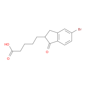1H-Indene-2-pentanoic acid, 5-bromo-2,3-dihydro-1-oxo-