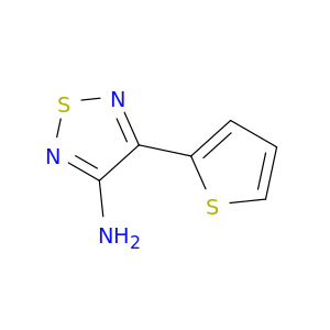 1,2,5-Thiadiazol-3-amine, 4-(2-thienyl)-