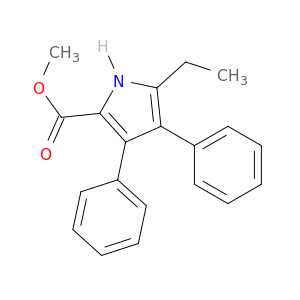1H-Pyrrole-2-carboxylic acid, 5-ethyl-3,4-diphenyl-, methyl ester