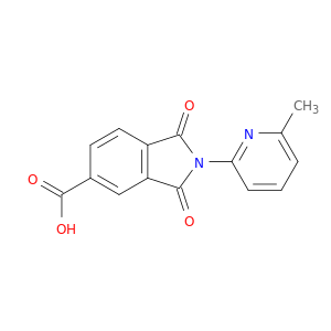 2-(6-Methylpyridin-2-yl)-1,3-dioxoisoindoline-5-carboxylic acid