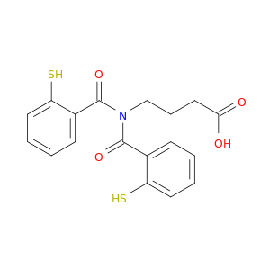 Butanoic acid, 4-[bis(2-mercaptobenzoyl)amino]-